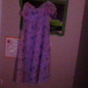 purple flower dress